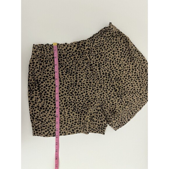 Aerie Women Cheetah Print Pull-on Elastic Waist Shorts Size XS /TP With Pockets - Picture 5 of 10